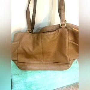 Coach Brown Leather Shoulder Bag